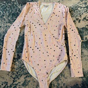 American Apparel Deep V Bodysuit